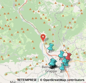 Mappa Contrà Fietto, 36061 Bassano del Grappa VI, Italia (5.13167)