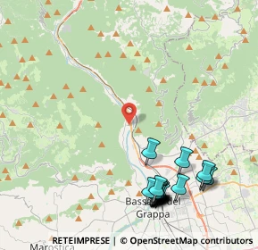 Mappa Contrà Fietto, 36061 Bassano del Grappa VI, Italia (5.05)