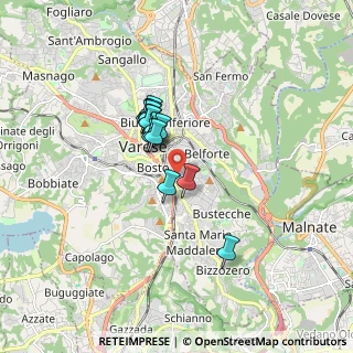 Mappa Via Francesco Tamagno, 21100 Varese VA, Italia (1.14733)