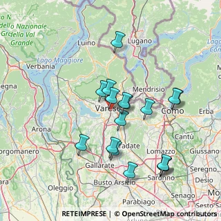 Mappa Via Francesco Tamagno, 21100 Varese VA, Italia (13.93294)