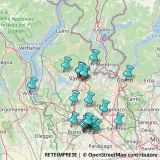 Mappa Via Francesco Tamagno, 21100 Varese VA, Italia (15.302)