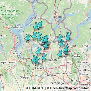 Mappa Via Francesco Tamagno, 21100 Varese VA, Italia (11.263)