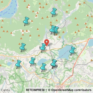 Mappa Via L. Majnoni, 22036 Erba CO, Italia (4.29583)