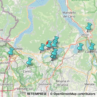 Mappa Via L. Majnoni, 22036 Erba CO, Italia (7.0425)