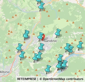 Mappa Via Don Santo Rota, 24026 Cazzano Sant'Andrea BG, Italia (4.7665)