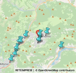 Mappa Via Don Santo Rota, 24026 Cazzano Sant'Andrea BG, Italia (3.70636)