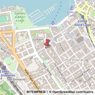Mappa Via Alessandro Volta, 3, 22100 Como, Como (Lombardia)