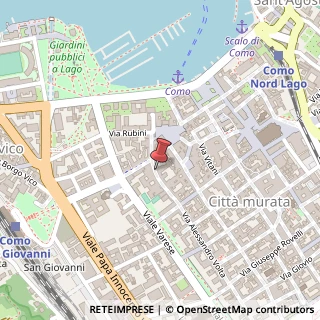 Mappa Via Alessandro Volta,  43, 22100 Como, Como (Lombardia)