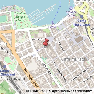 Mappa Via Giuseppe Garibaldi, 31, 22100 Binago, Como (Lombardia)