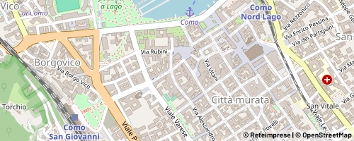 Mappa Como