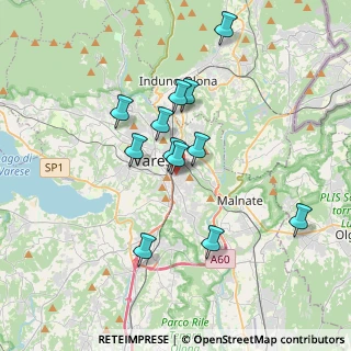 Mappa Via Lazio, 21100 Varese VA, Italia (3.12833)