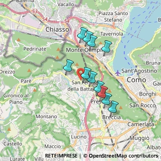 Mappa Via Cartellieri, 22020 San Fermo della Battaglia CO, Italia (1.44636)