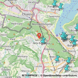 Mappa Via Cartellieri, 22020 San Fermo della Battaglia CO, Italia (3.41308)