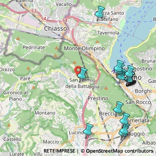 Mappa Via Cartellieri, 22020 San Fermo della Battaglia CO, Italia (2.76722)
