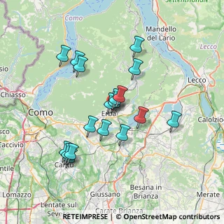 Mappa Erba, 22036 Erba CO, Italia (6.44667)