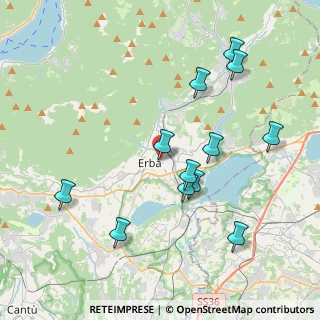 Mappa Erba, 22036 Erba CO, Italia (4.07333)