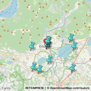 Mappa Erba, 22036 Erba CO, Italia (3.0675)