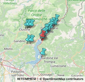 Mappa 25055 Pisogne BS, Italia (8.8535)