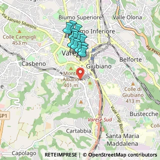 Mappa Via Renato Fucini, 21100 Varese VA, Italia (0.84333)