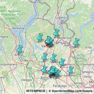 Mappa Via Renato Fucini, 21100 Varese VA, Italia (15.3745)