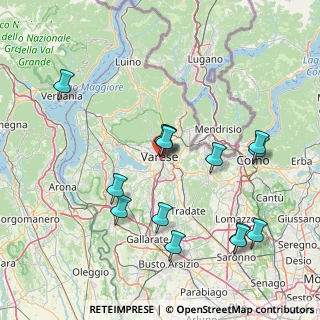 Mappa Via Renato Fucini, 21100 Varese VA, Italia (16.14)
