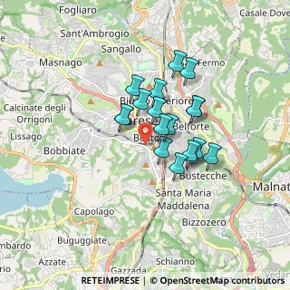 Mappa Via Renato Fucini, 21100 Varese VA, Italia (1.22278)