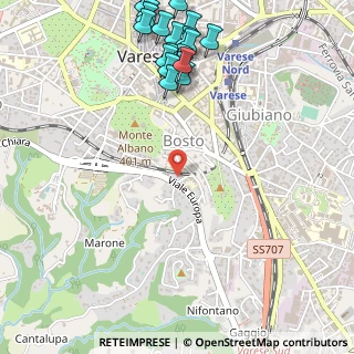 Mappa Via Renato Fucini, 21100 Varese VA, Italia (0.7135)