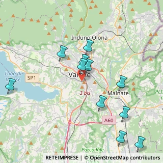 Mappa Via Renato Fucini, 21100 Varese VA, Italia (4.30091)