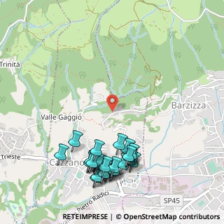 Mappa Via Alle Cave, 24026 Cazzano Sant'Andrea BG, Italia (0.61379)