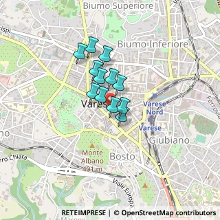 Mappa Via Ugo Foscolo, 21100 Varese VA, Italia (0.25833)