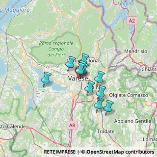 Mappa Via Pietro Antonio Magatti 7 Ancolo, 21100 Varese VA, Italia (4.30545)