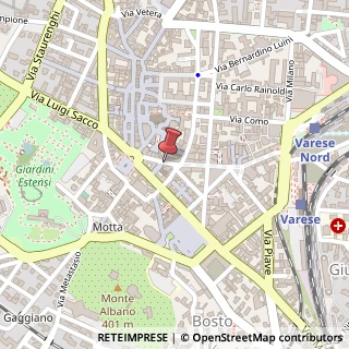 Mappa Corso Aldo Moro, 10, 21100 Varese, Varese (Lombardia)