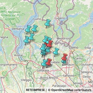 Mappa Via Pietro Antonio Magatti 7 Ancolo, 21100 Varese VA, Italia (11.04333)