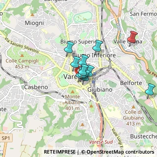 Mappa Galleria Manzoni Alessandro, 21100 Varese VA, Italia (0.56182)