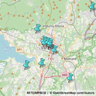 Mappa Via Pietro Antonio Magatti 7 Ancolo, 21100 Varese VA, Italia (3.11818)