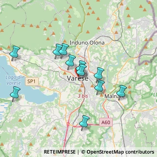 Mappa Via Ugo Foscolo, 21100 Varese VA, Italia (3.49364)