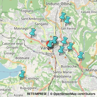 Mappa Via Pietro Antonio Magatti 7 Ancolo, 21100 Varese VA, Italia (1.57)