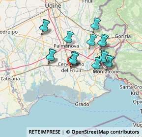 Mappa Via Aquileia, 33052 Cervignano del Friuli UD, Italia (11.48529)