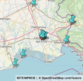 Mappa Via dei Campi, 33052 Cervignano del Friuli UD, Italia (13.22455)