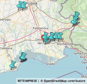 Mappa Via Aquileia, 33052 Cervignano del Friuli UD, Italia (17.71706)
