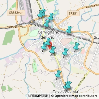 Mappa Via dei Campi, 33052 Cervignano del Friuli UD, Italia (1.03615)