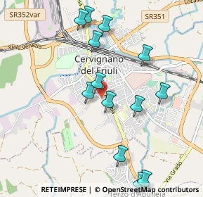 Mappa Via Aquileia, 33052 Cervignano del Friuli UD, Italia (1.03615)