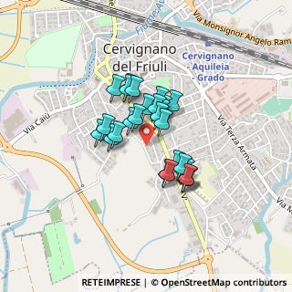 Mappa Via Aquileia, 33052 Cervignano del Friuli UD, Italia (0.28077)