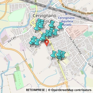 Mappa Via dei Campi, 33052 Cervignano del Friuli UD, Italia (0.3305)