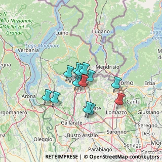 Mappa L.go Lanciotto Gigli, 21100 Varese VA, Italia (9.57385)