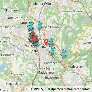 Mappa L.go Lanciotto Gigli, 21100 Varese VA, Italia (1.44438)