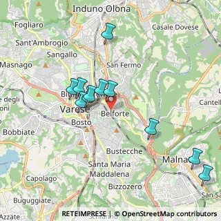 Mappa L.go Lanciotto Gigli, 21100 Varese VA, Italia (1.81545)