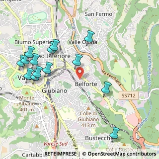 Mappa L.go Lanciotto Gigli, 21100 Varese VA, Italia (1.19)