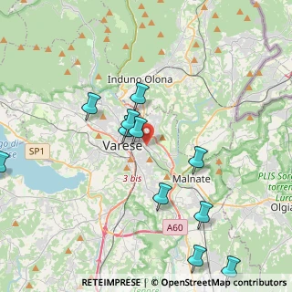 Mappa L.go Lanciotto Gigli, 21100 Varese VA, Italia (4.42273)