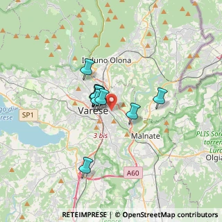 Mappa L.go Lanciotto Gigli, 21100 Varese VA, Italia (2.12364)